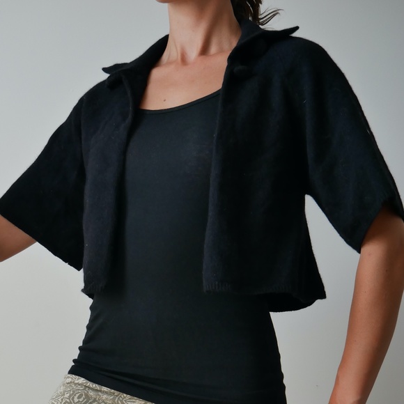 Wool-Angora Shrug - Picture 1 of 6